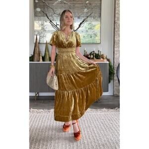 Anthropologie Velvet Somerset Dress size XS